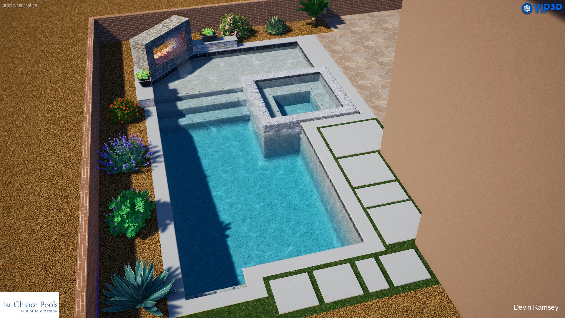 Pool Design Gallery - 1st Choice Pools Building & Design